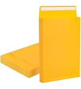 Expandable Large Manilla Envelopes 10x13 with Clasp and Gummed Seal 25 Pack, Goefun 180 GSM Heavy...