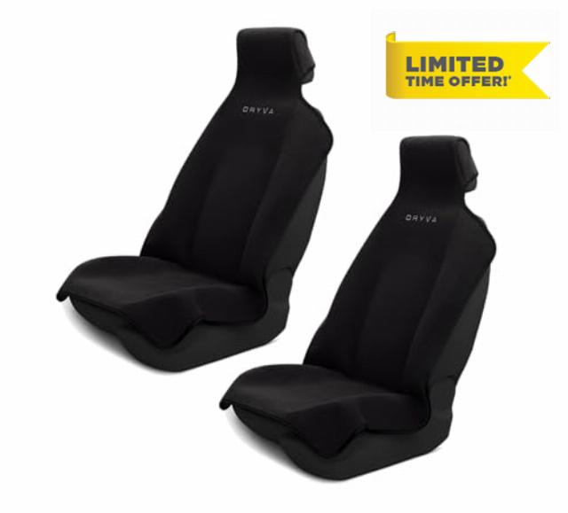DryvaSeat - Premium Microfiber Towel Car Seat Cover - Waterproof & Sweatproof - Universal Fit