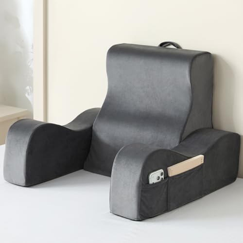 Back Pillow for Sitting Up with Arms