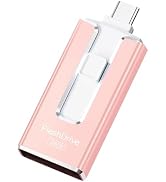 MFi Certified Flash Drive for iPhone iPad 512GB, Photo Stick for External Memory Storage, Easily ...
