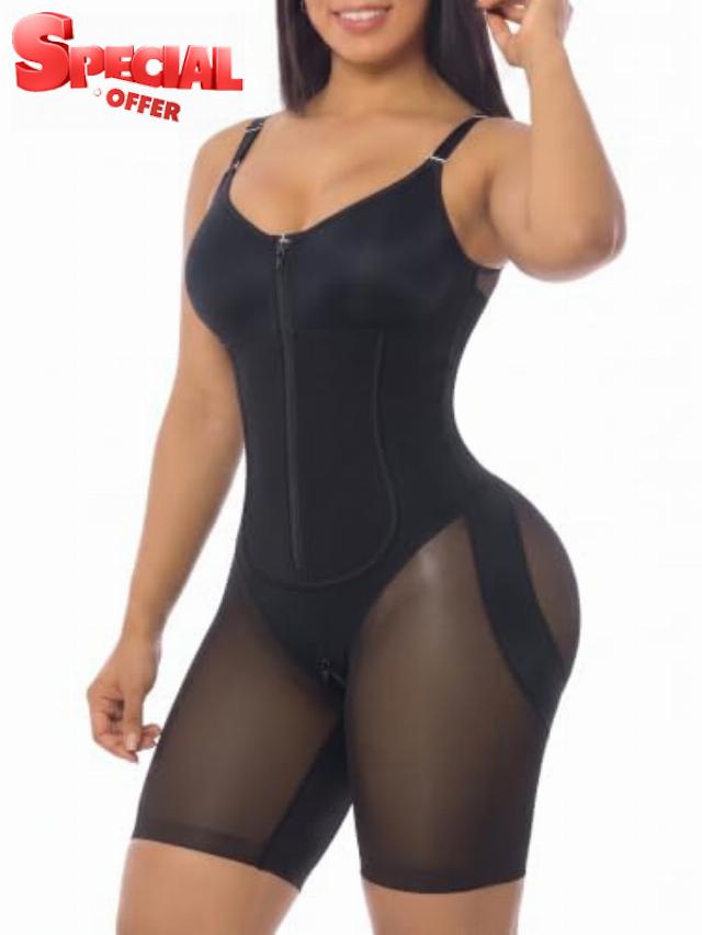 YIANNA Women Fajas Colombianas Shapewear Tummy Control Bodysuit Body Shaper                                                          Double Tummy Control