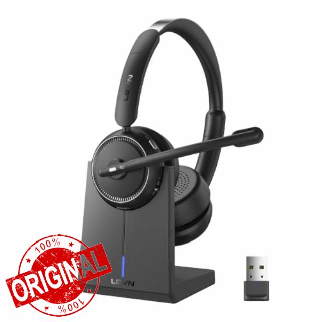Wireless Headset with Mic for Work