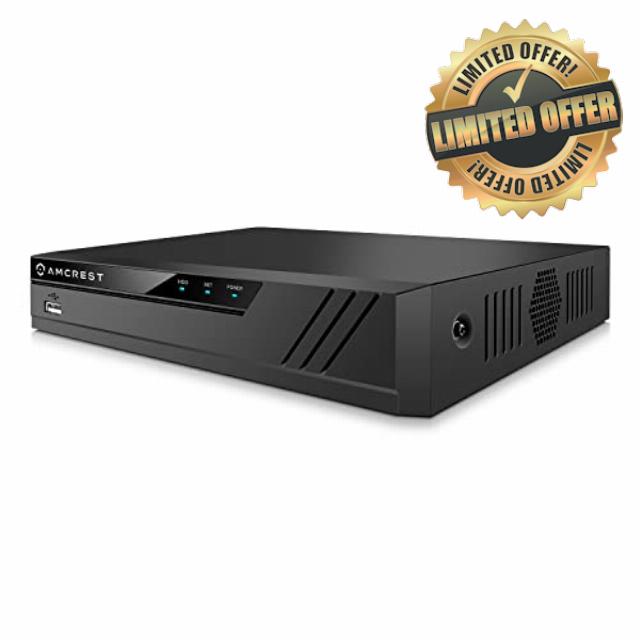 Amcrest 4K 16CH NVR (1080p/3MP/4MP/5MP/8MP) Network Video Recorder - Supports up to 16 x 8MP/4K IP Cameras