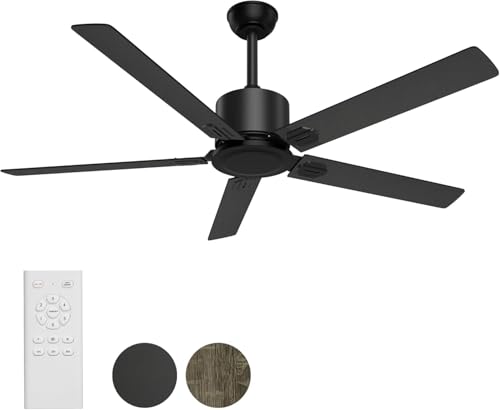 Outdoor Ceiling Fans with Remote Control without Light