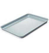 HYGGEOXY Cookie Sheets for Baking 18x13", Half Ceramic Baking Sheet, Non-Stick & Non-Toxic Cerami...