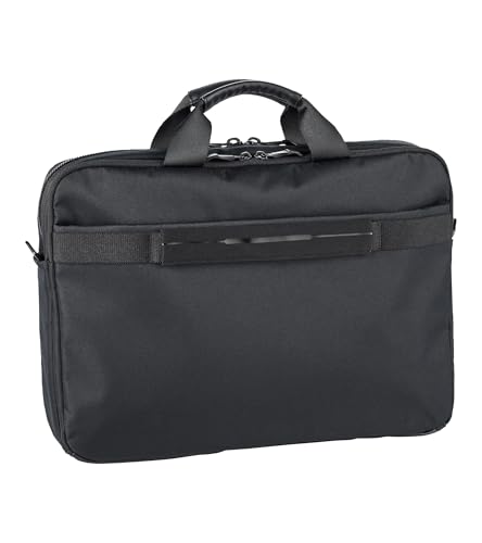 Genuine Recycled Twill Laptop Bag with 15-Inch Padded Notebook Compartme