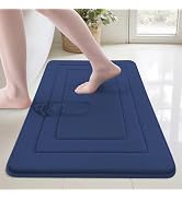 Cupic Cupid Super Soft Memory Foam Bath Mat, Black Bathroom Rugs, Non Slip Bath Mats for Bathroom...