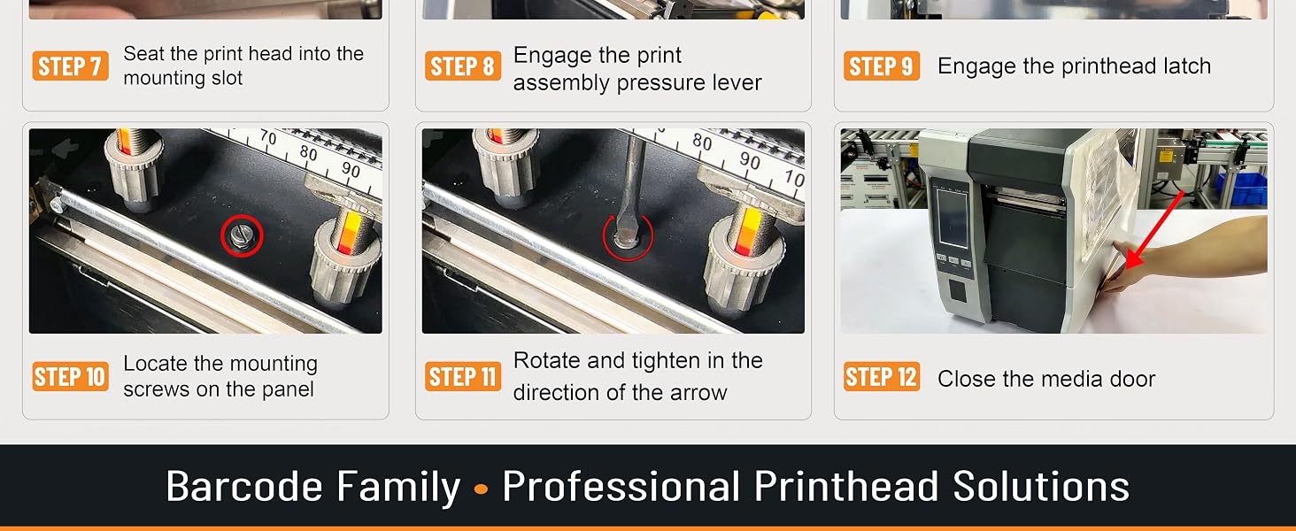 BarcodeFamily printhead for Zebra ZT610 300DPI
