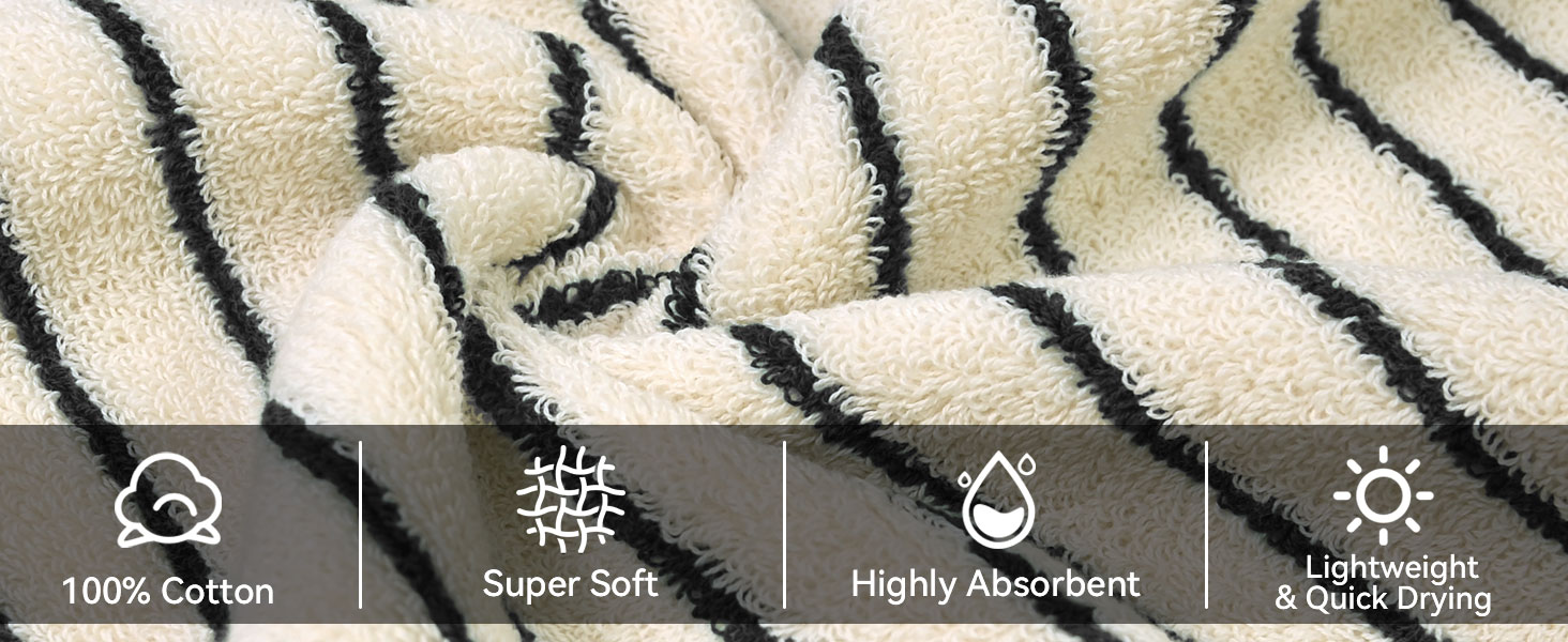 soft and quick dry bath towels