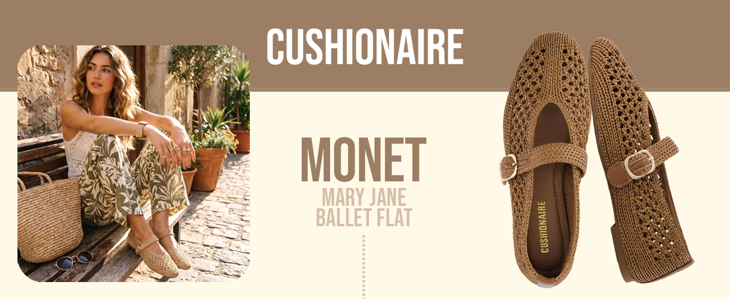 monet, cushionaire, mary jane ballet flat, lifestyle