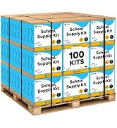 Bulk School Supplies for Kids | (22 Piece) Back to School Supplies in Each Kit, Premium Quality K...