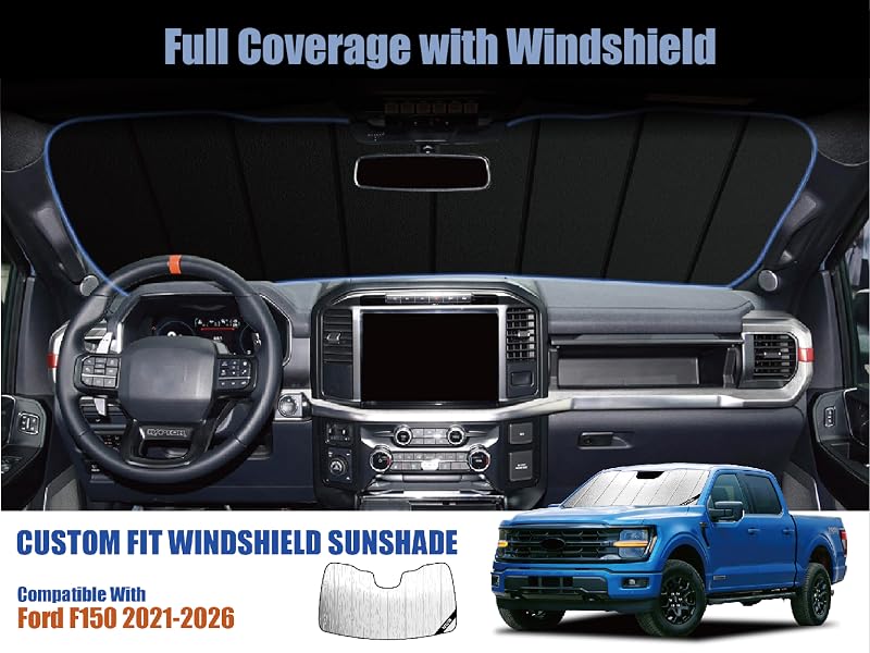 F150 custom fit windshield sunshade