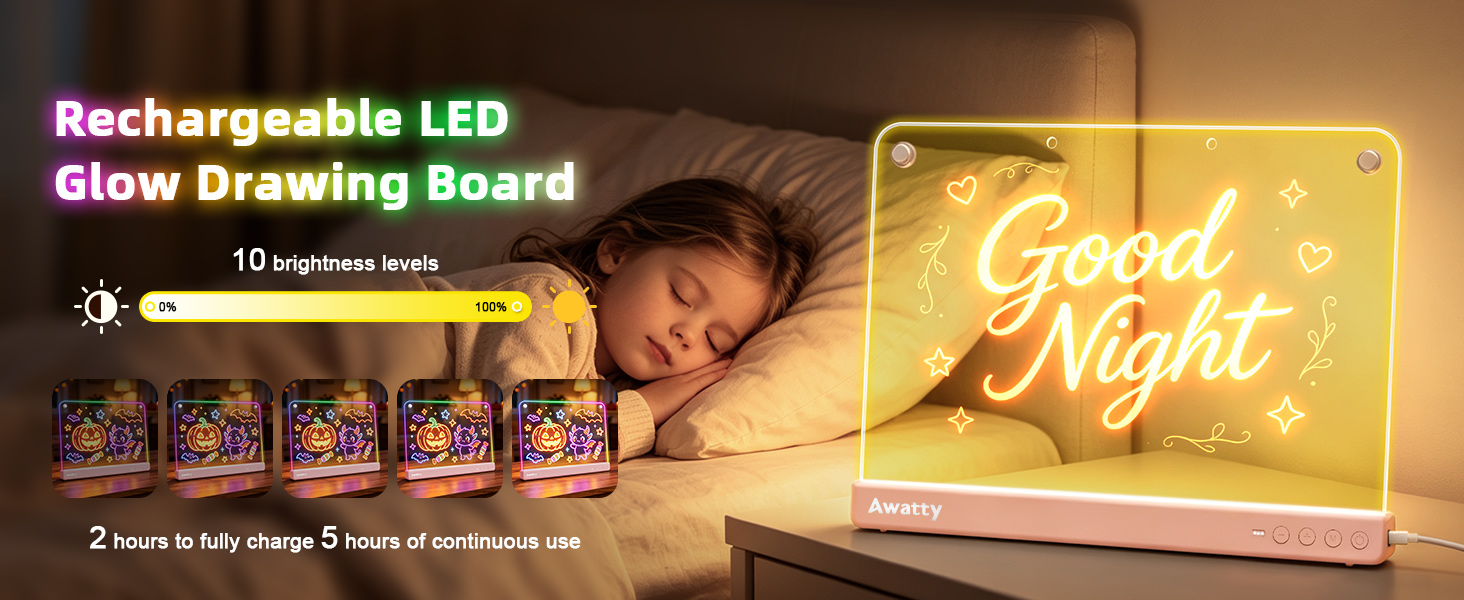 led drawing board for kids