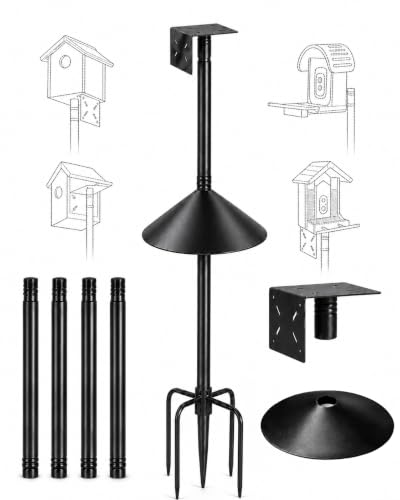 76 Inch Heavy Duty Bird House Pole