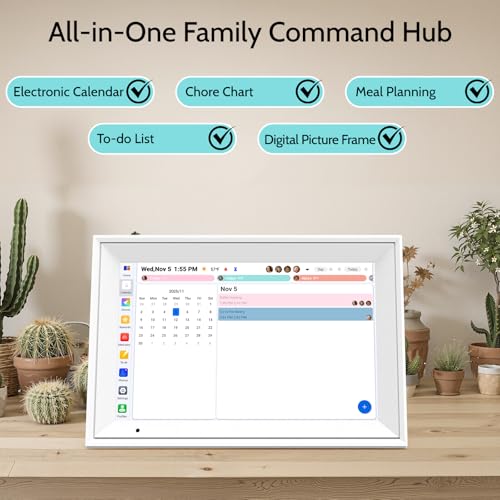 1280 * 800 IPS HD Interactive Touchscreen Electronic Calendar for Family Schedules
