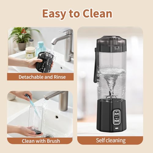 BPA Free 24 Oz Blender Cup with 6 Blades and Lid