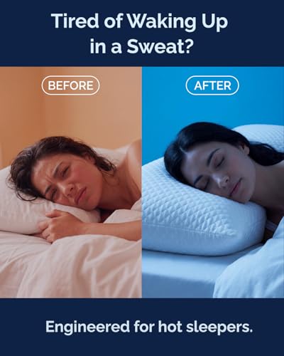 Double-Sided Cooling Bed Pillow for Hot Sleepers