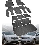 Floor Mats & Cargo Liner with Backrest Mats Compatible with Volkswagen Tiguan 2025 2026 5 Seats,A...