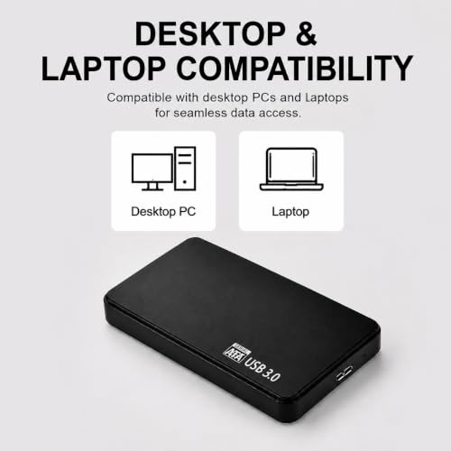 Portable External Hard Drive Disk Compatible with PC