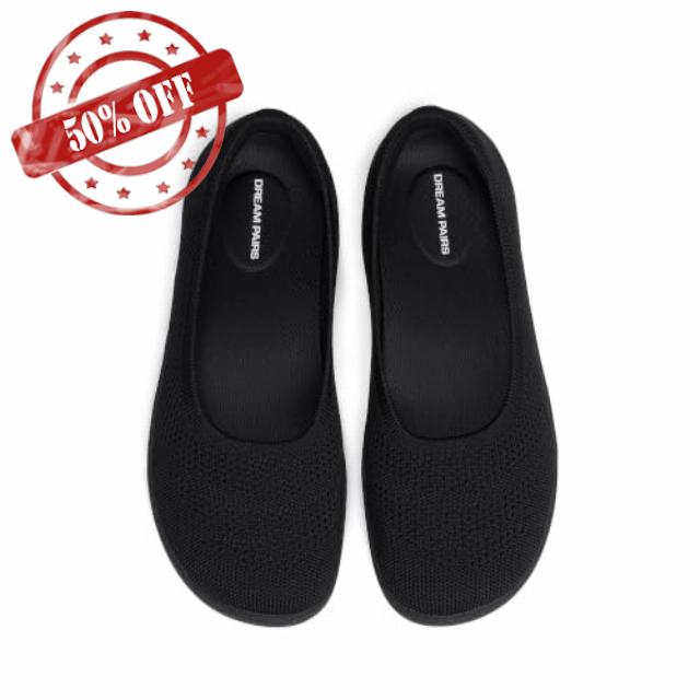 DREAM PAIRS Women's Ballet Wide Toe Flats                                                          Arch Support