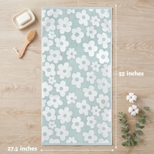 27" x 55" | Soft Quick Dry Absorbent Towel for Bathroom Beach Pool Spa Large