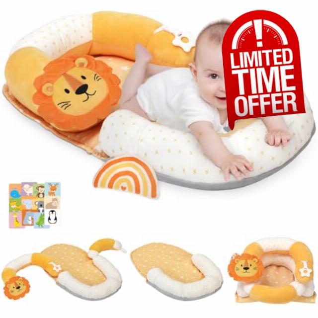 4 in 1 Tummy Time Mat with Educational Cards