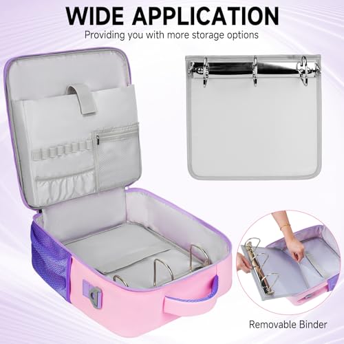 Portable File Storage Case for College Office Travel