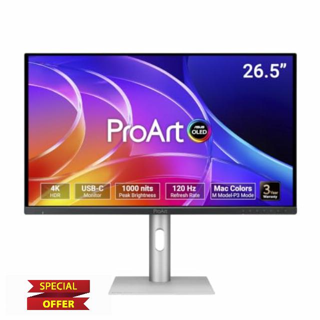ASUS ProArt Display 27" 4K OLED USB-C Professional Monitor (PA279CDV) – QD-OLED