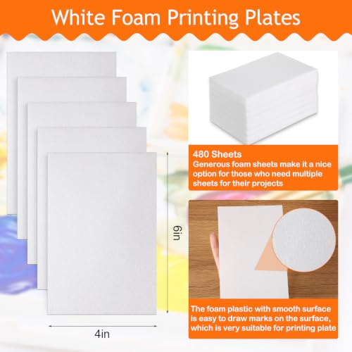 1.3 mm Thick Foam Sheets Crafts for Stamp Making