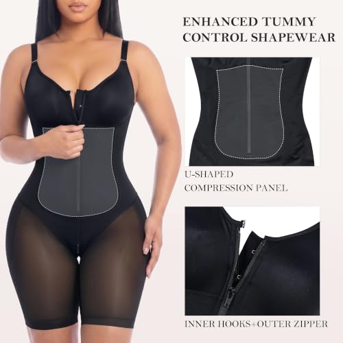 Butt Lifter Body Shaper with Zipper Crotch