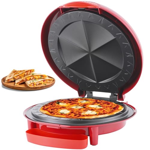 Nonstick Quesadilla Press Machine with Extra Stuffing Latch