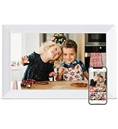 Digital Picture Frame, Frameo WiFi 10.1 Inch 1280*800IPS HD Touch Screen Digital Photo Frame, 32G...
