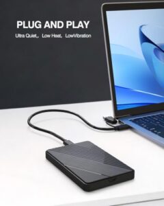 USB 3.0 and USB-C Storage Expansion Mobile HDD                                                          Portable Slim Extended Storage for PC