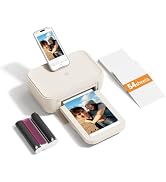 HPRT CP4100 4x6 Photo Printer for iPhone, with 108 Sheets & 2 Ribbons | Full colour Portable Inst...