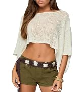 TAQCUX Womens Floral Lace Hem T Shirt - Sexy Casual Top with Short Sleeve for Daily Wear Workout ...