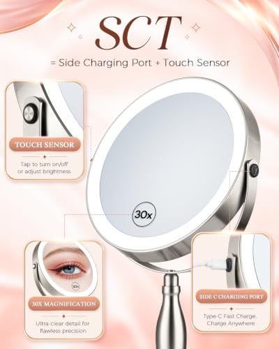 Side Touch & Side Charging with Adapter