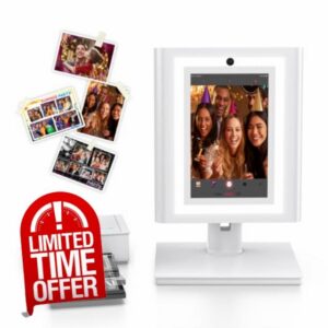 Desktop Photo Booth Machine with Instant Printer