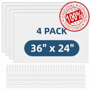 White Corrugated Plastic Board 24x36