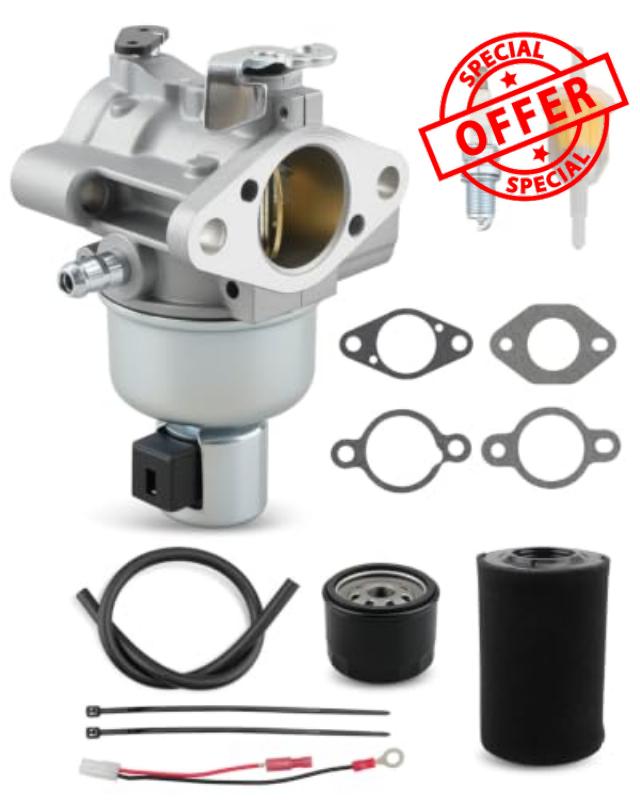 Carburetor Fit for Cub Cadet XT1 LT42 Lawn Tractor 13AVA1CS056 with Kohler 17-18 HP Engine with Air Filter & Oil Filte