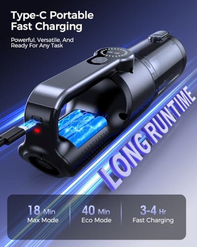 Car Vacuum with LED Light
