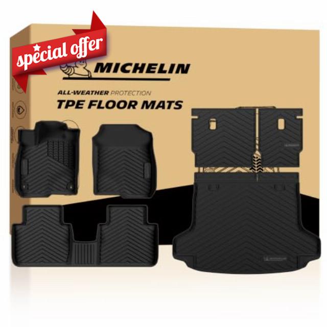 Michelin Vehicle Mats for 2023-2027 Honda HR-V LX/EX-L/Sport Gas & Hybrid | Fit 2025-2026 Acura ADX