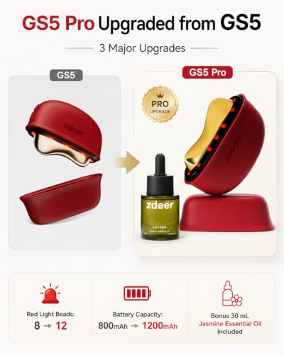 Red Light Face Massager Tool