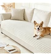 Arfntevss Couch Cover for Dogs Plush Washable Sofa Covers for 3 Cushion Couch Pet Friendly Fuzzy ...