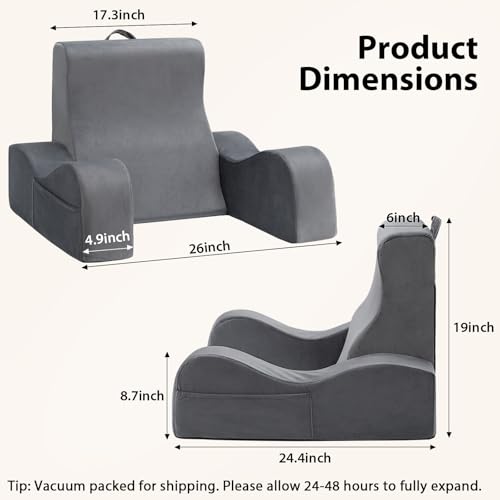 Bed Pillow Back Support for Reading