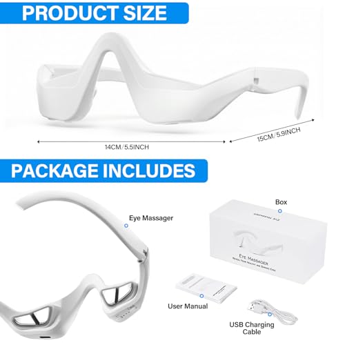 4 Modes 3 Intensities Eye Massager for Puffy Eyes