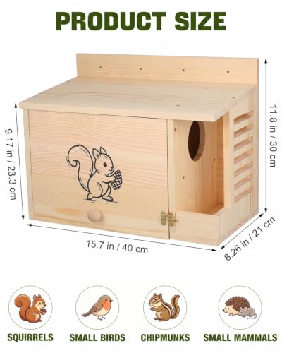 Outdoor Wildlife Habitat Shelter for Backyard Garden