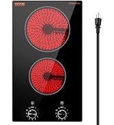 VEVOR Electric Cooktop, 4 Burners, 30'' Induction Stove Top, Built-in Magnetic Cooktop 7500W, 9 H...