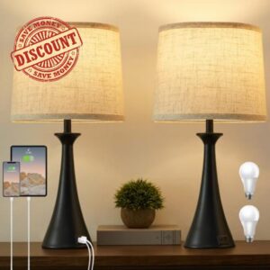 Touch Table Lamps Set of 2