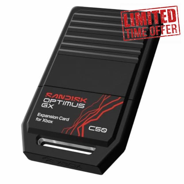 Sandisk 1TB Optimus GX C50 Storage Expansion Card for Xbox                                                          1 Month Xbox Game Pass & 1 Month Discord Nitro