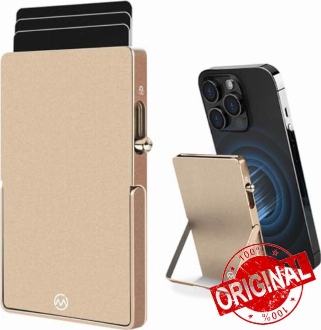 Magnetic Phone Wallet with Adjustable Stand